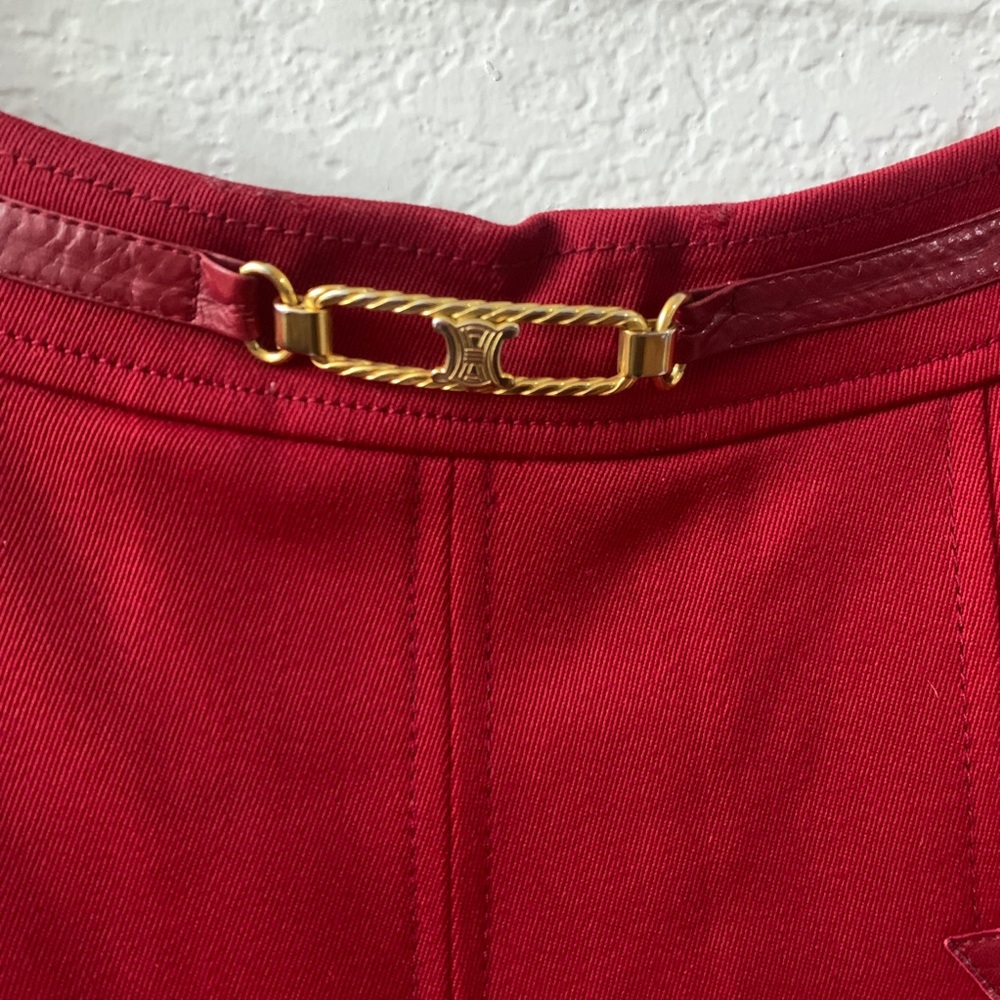 Vintage Celine Pleated Skirt - Picture 3 of 8